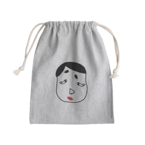 ネオ福笑い Mini Drawstring Bag