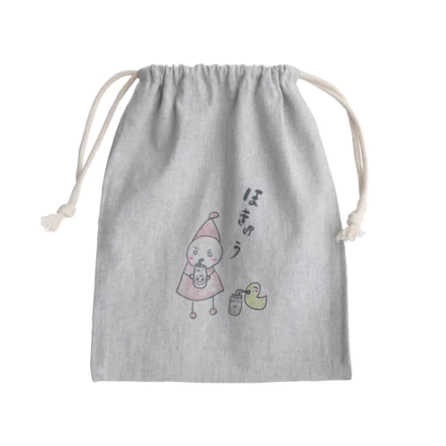 Icco信者とピヨ子の日常【ほきゅう】 Mini Drawstring Bag