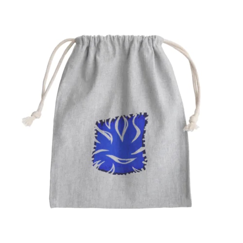 青バリエーション Mini Drawstring Bag