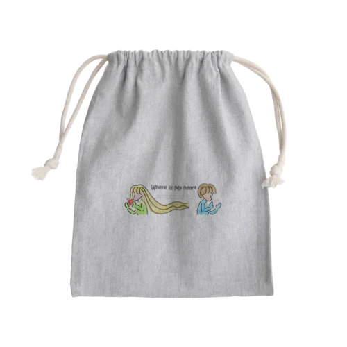 こころの在処 Mini Drawstring Bag