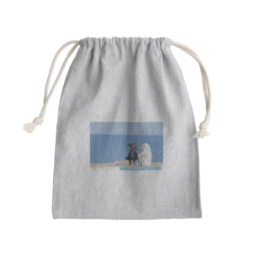 海でたそがれチュン Mini Drawstring Bag