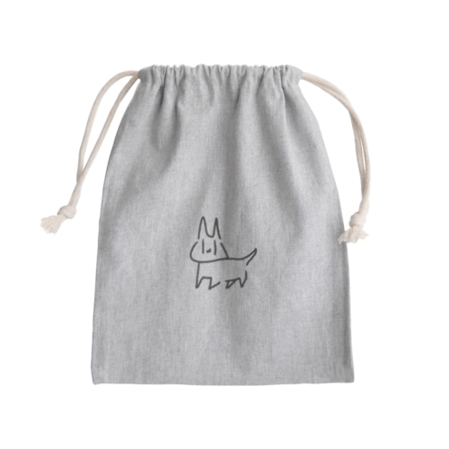 にゃ Mini Drawstring Bag
