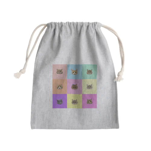 たぬちゃんず3 Mini Drawstring Bag