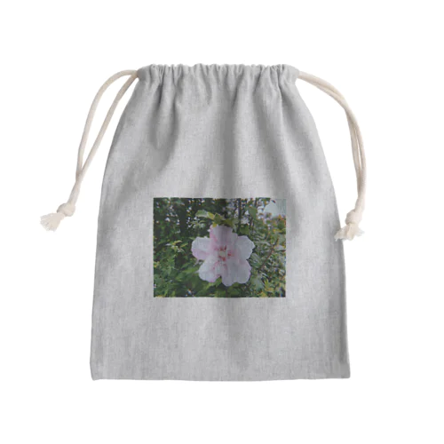 #004 althaea rosea Mini Drawstring Bag