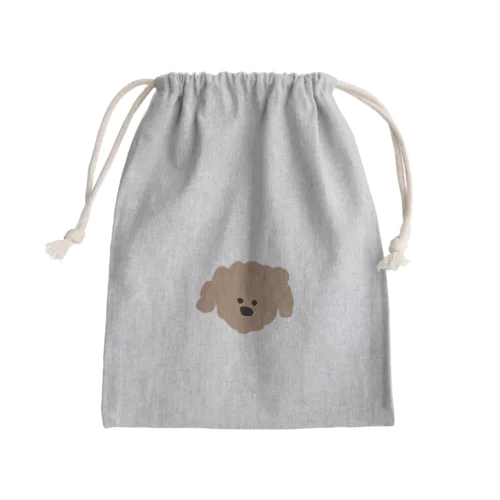 もこもこ Mini Drawstring Bag