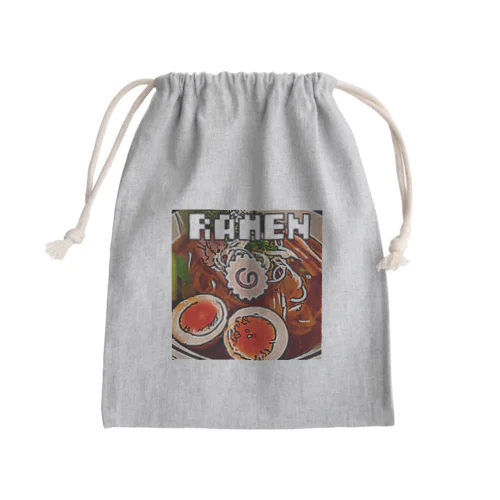 ラーメンちゃん Mini Drawstring Bag