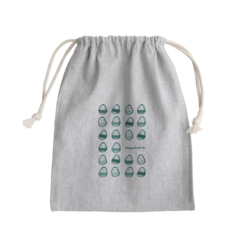 七転び八起き Mini Drawstring Bag