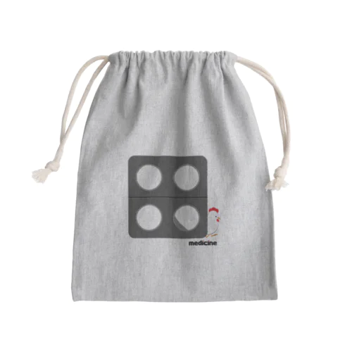 じゅわ子のおくすり巾着 Mini Drawstring Bag