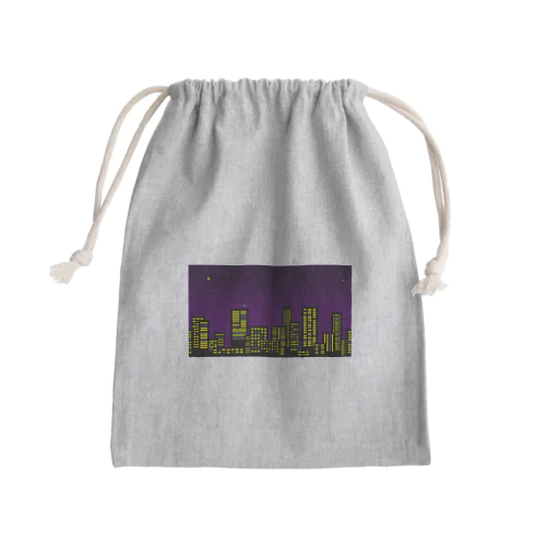 夜景 Mini Drawstring Bag