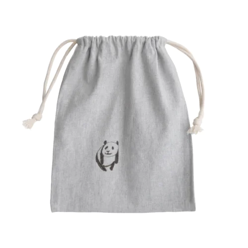 ぱんだ君① Mini Drawstring Bag