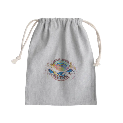 Mother=Ocean Mini Drawstring Bag