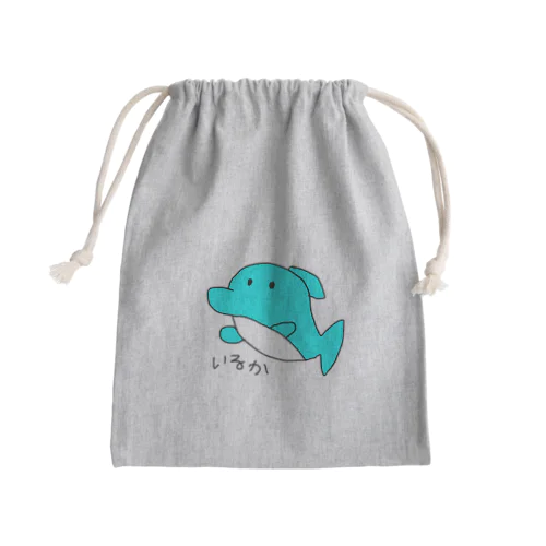 いるか Mini Drawstring Bag