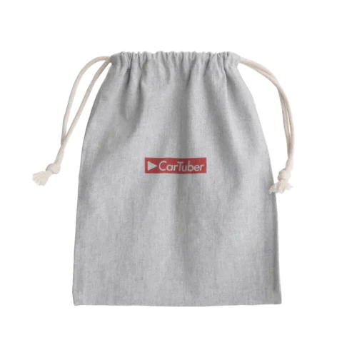 CarTuberロゴ（赤） Mini Drawstring Bag