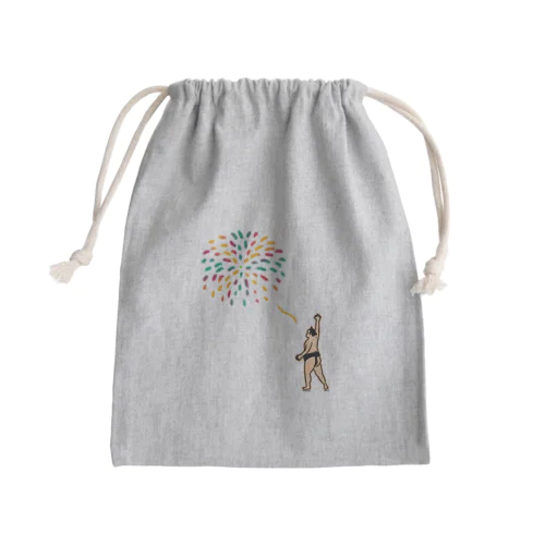 力士 いつでもどこでも花火をあげる Mini Drawstring Bag