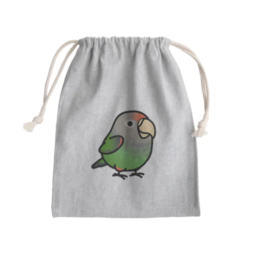 Chubby Bird ハネナガインコ Mini Drawstring Bag