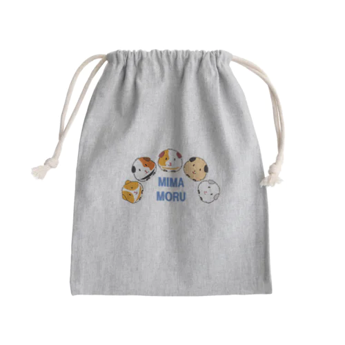 MIMAMORU隊２ Mini Drawstring Bag