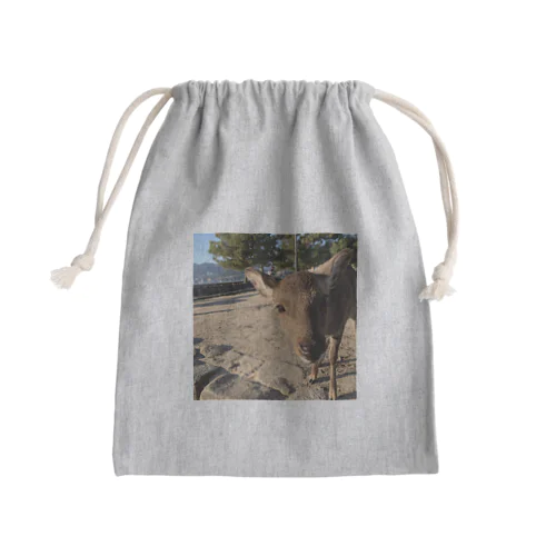 俺、鹿。 Mini Drawstring Bag