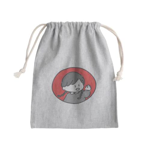 ごあいさつおじょう Mini Drawstring Bag