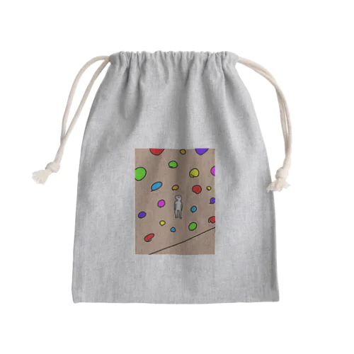 浮遊ボルダリング Mini Drawstring Bag