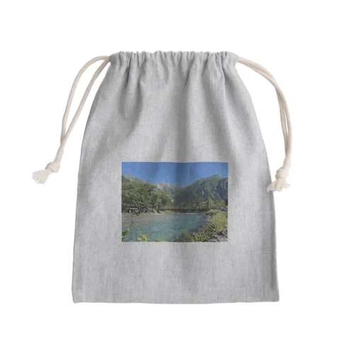 上高地快晴アイテムパート2 Mini Drawstring Bag