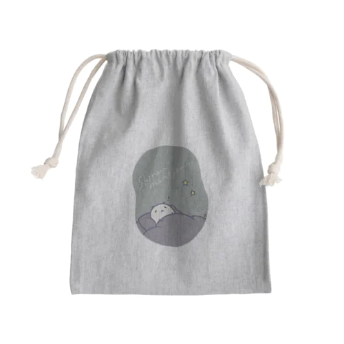 小粒パンダ･シランマニヨール（カラー） Mini Drawstring Bag