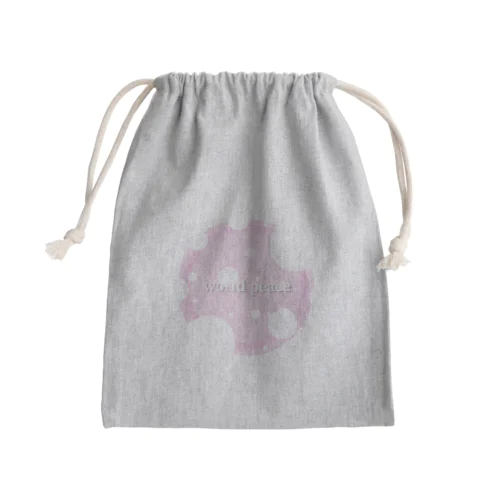 世界平和　虫食いバージョン Mini Drawstring Bag