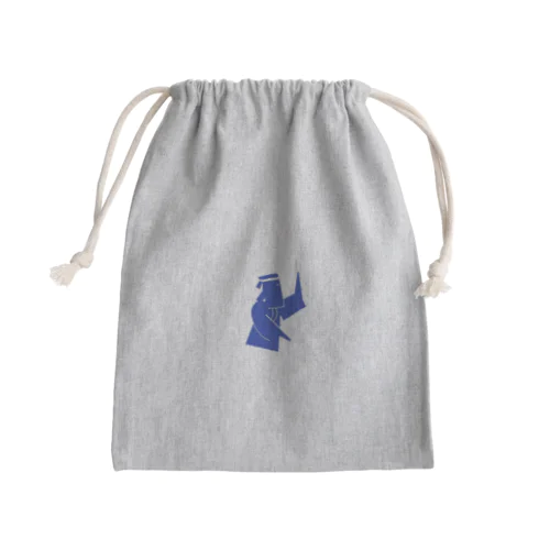 西馬音内盆踊り"彦三頭巾" Mini Drawstring Bag