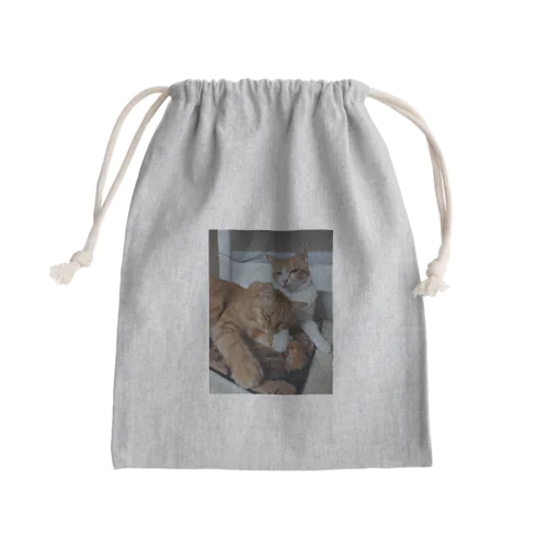 かぶとちょも Mini Drawstring Bag