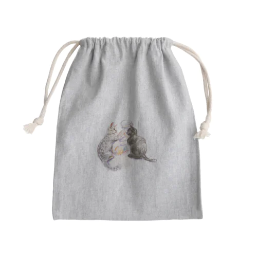 Farce ou friandise Mini Drawstring Bag