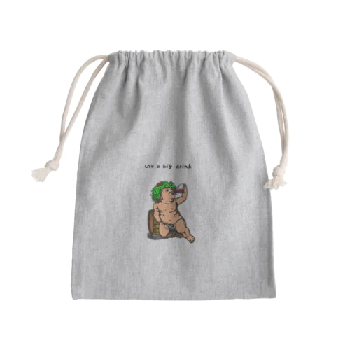 バッカスくん Mini Drawstring Bag