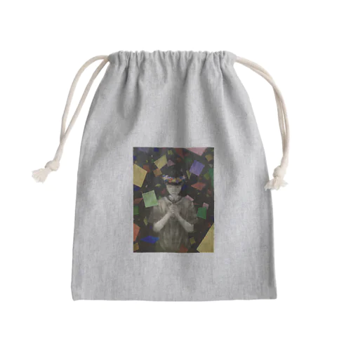 みんながいるから Mini Drawstring Bag