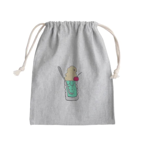 ソフトクリームソーダ（cream soda） Mini Drawstring Bag