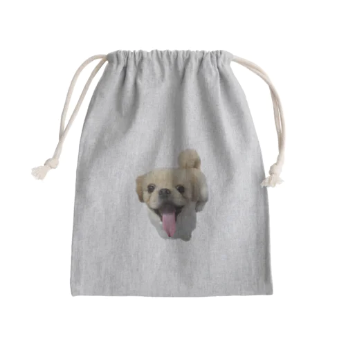 つくねのあくび Mini Drawstring Bag