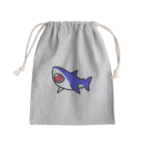 サメくん Mini Drawstring Bag