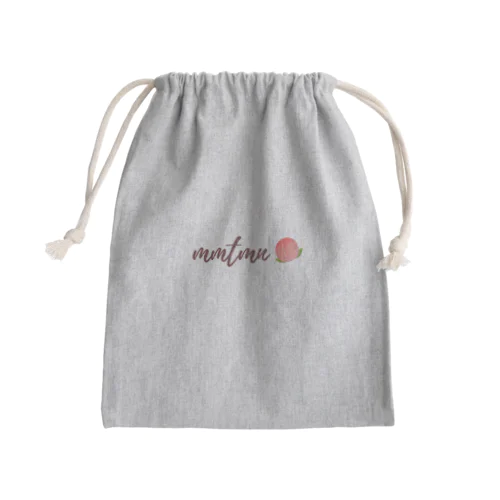 mmtmn🍑ロゴシリーズ Mini Drawstring Bag