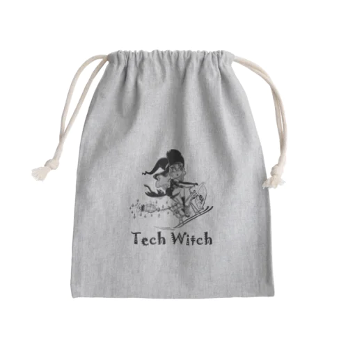 “Tech Witch” Mini Drawstring Bag