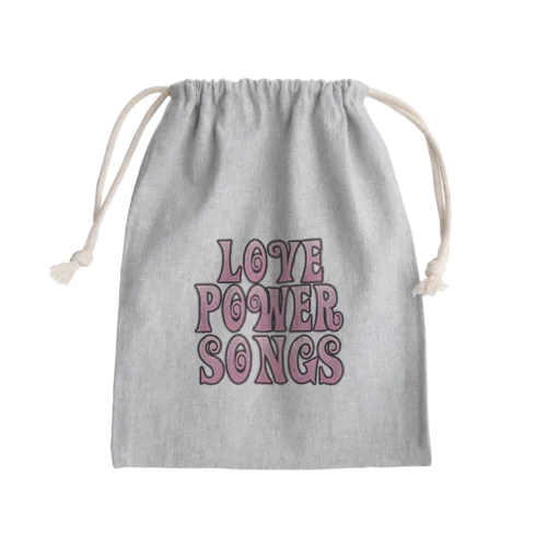 Love Power Songs Mini Drawstring Bag