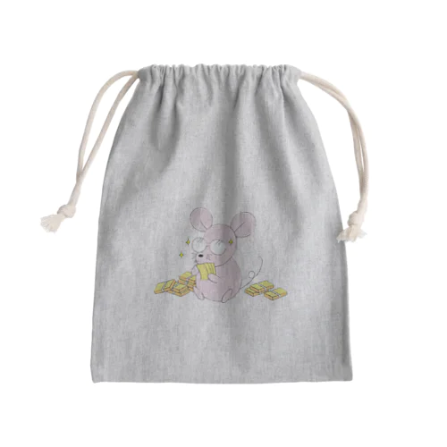 ちゅうちゅう君 Mini Drawstring Bag