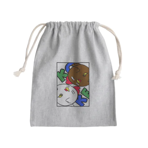 コケコッコ Mini Drawstring Bag