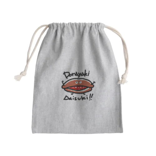 ドラ焼きくん Mini Drawstring Bag