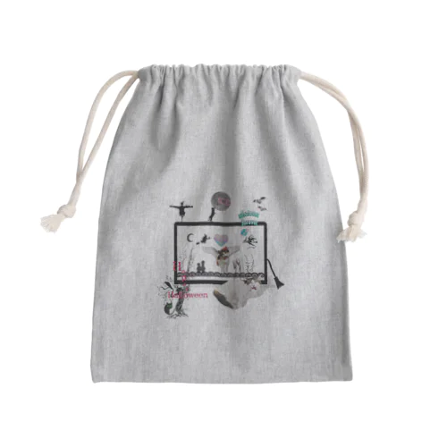 Happy Halloween #03 Mini Drawstring Bag