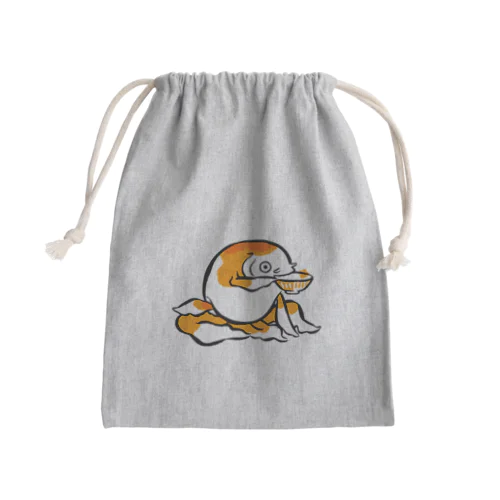 呑兵衛金魚 Mini Drawstring Bag