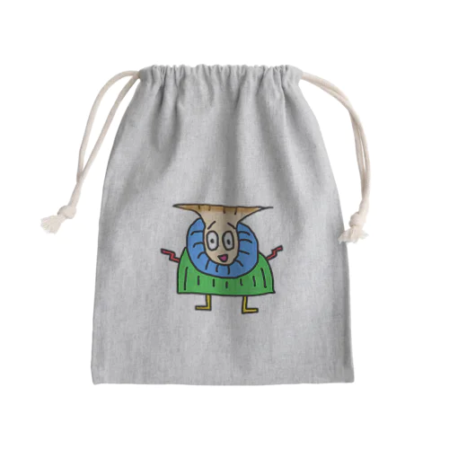 宇宙エリンギ Mini Drawstring Bag