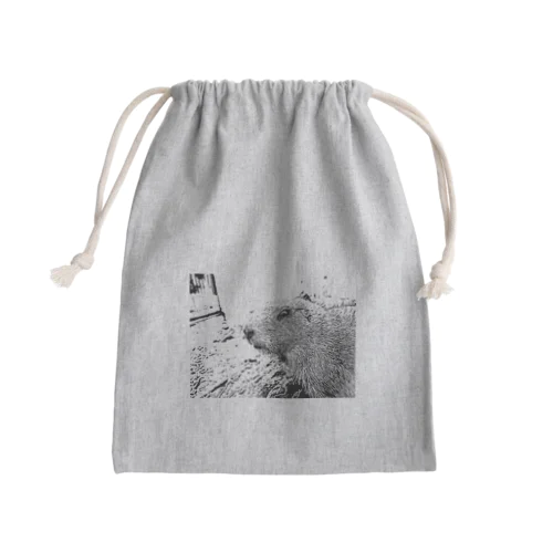 プレーリードッグちゃん Mini Drawstring Bag