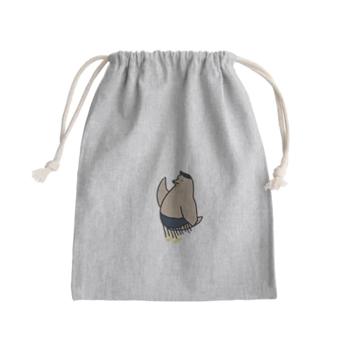 相撲とり Mini Drawstring Bag