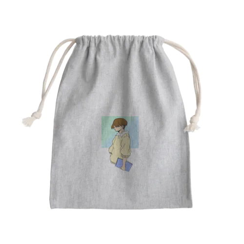 雰囲気イケメン Mini Drawstring Bag