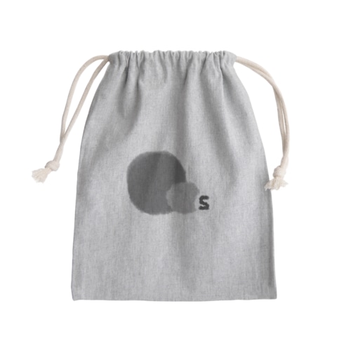 イニシャル S Mini Drawstring Bag