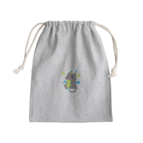 ドット絵もばいりゅー Mini Drawstring Bag