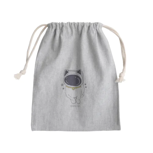 宇宙ねこ。 Mini Drawstring Bag