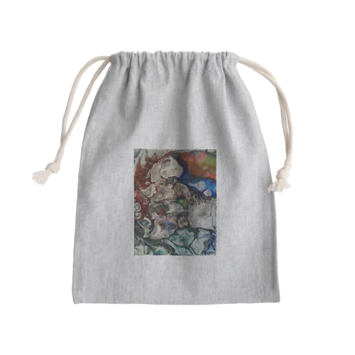 悪魔の雄叫び Mini Drawstring Bag